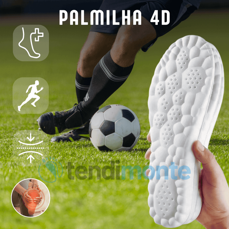 Palmilha Ortopédica Sport 4D - Loja TendiMonte